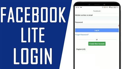 facebook lite login